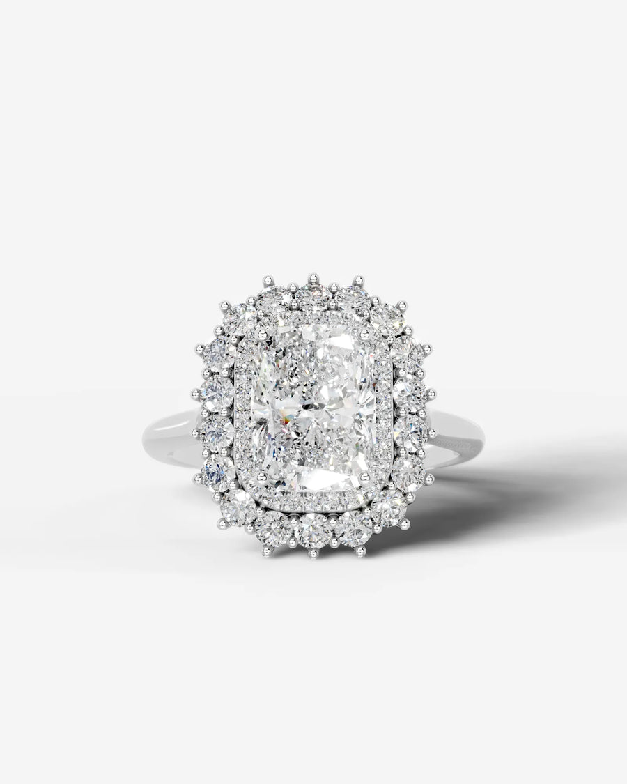 Myaree (Elongated Cushion) 18k White Gold 001
