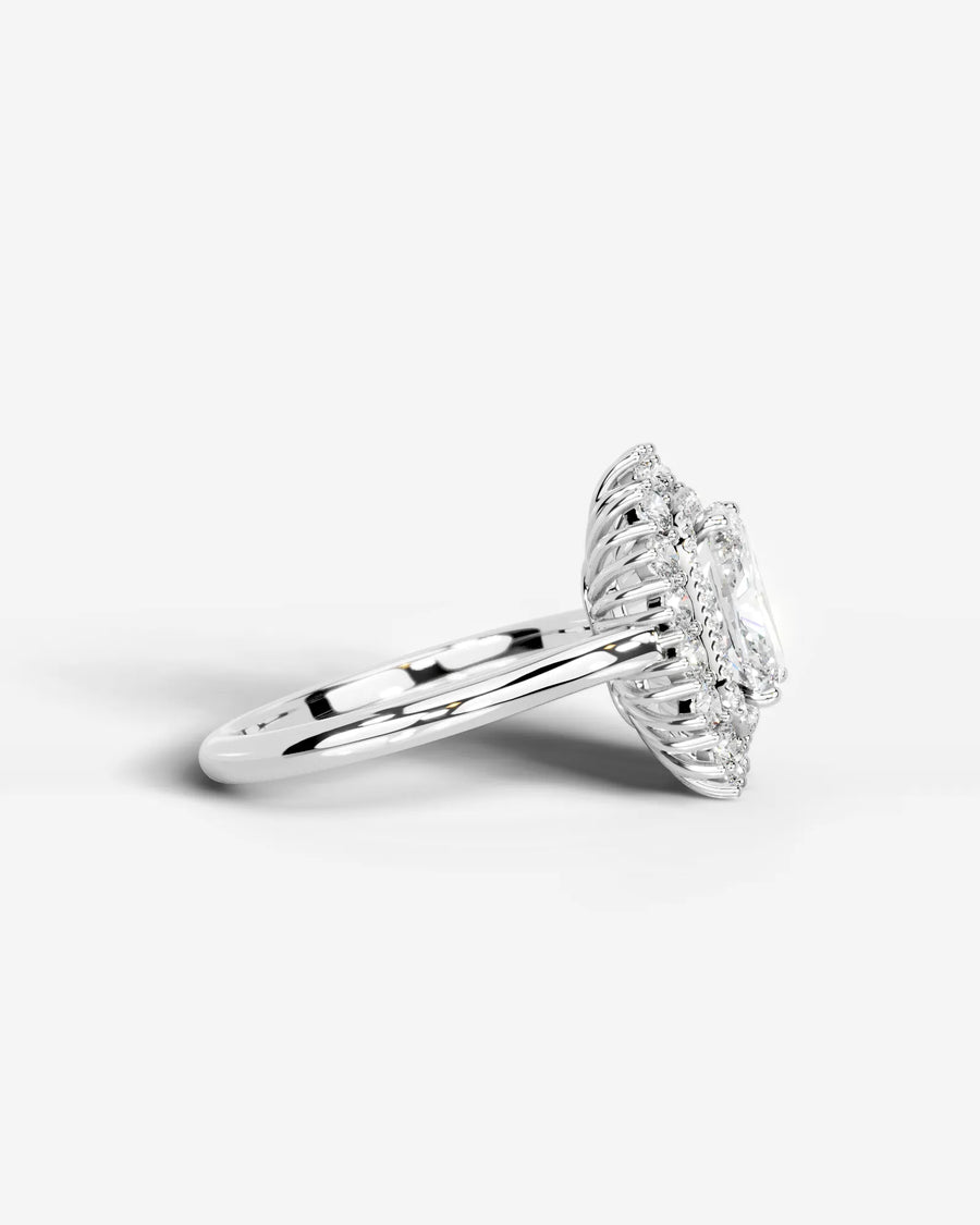 Myaree (Elongated Cushion) 18k White Gold 003