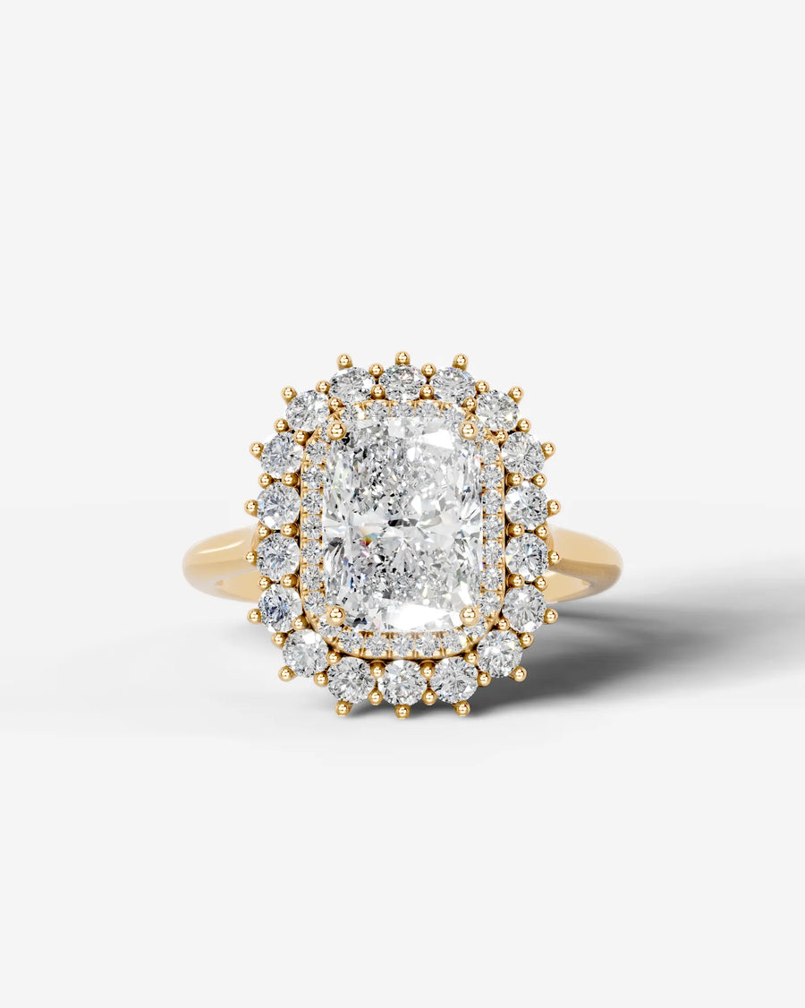 Myaree (Elongated Cushion) 18k Yellow Gold 001
