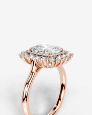 Myaree (Elongated Radiant) 14k Rose Gold 005