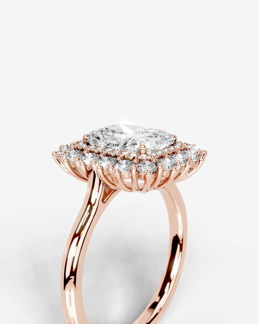 Myaree (Elongated Radiant) 14k Rose Gold 005