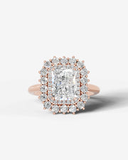 Myaree (Elongated Radiant) 14k Rose Gold 001