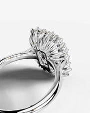 Myaree (Elongated Radiant) 14k White Gold 002