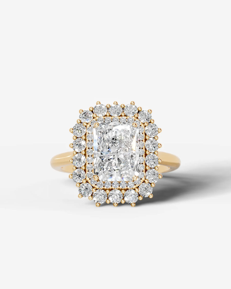 Myaree (Elongated Radiant) 14k Yellow Gold 001