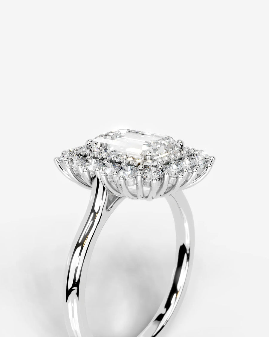Myaree (Emerald) 14k White Gold 005