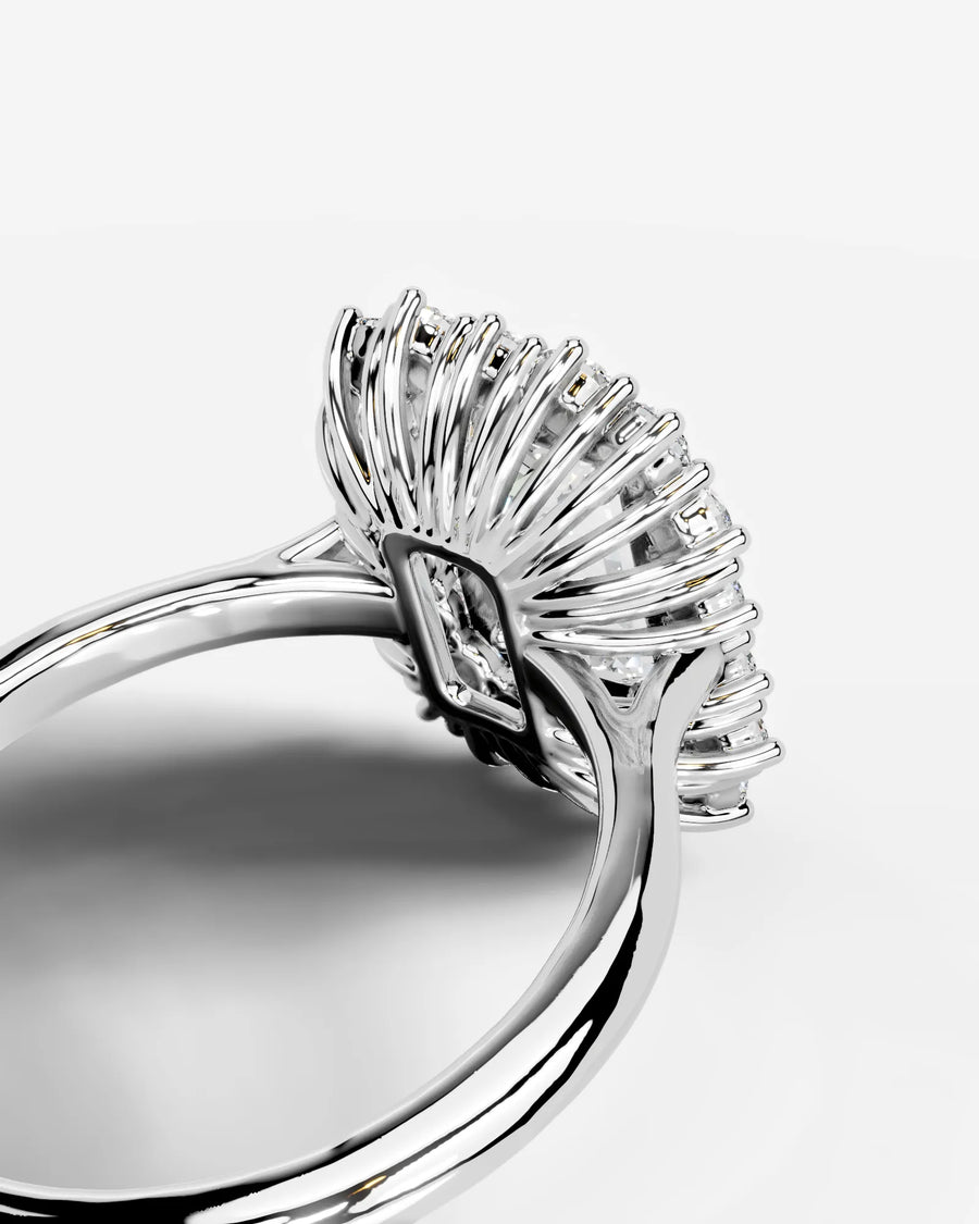 Myaree (Emerald) 14k White Gold 002