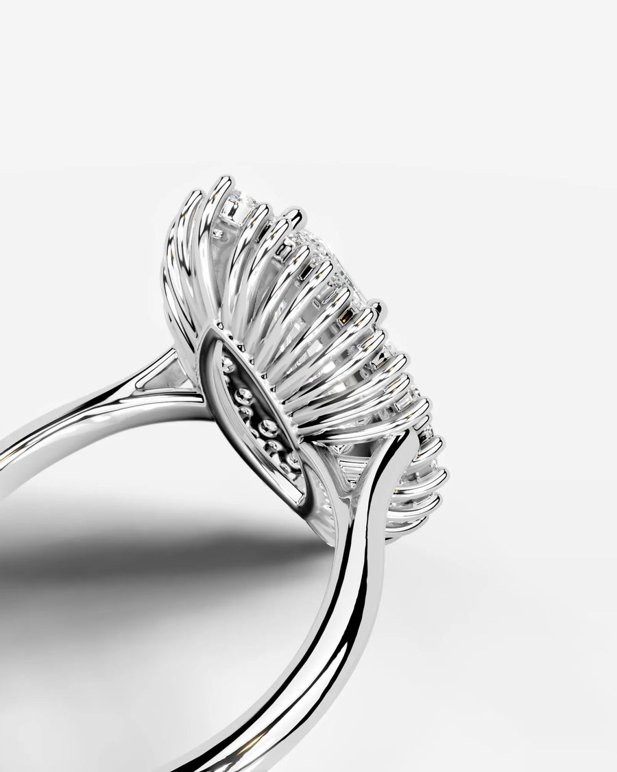 Myaree (Marquise) 14k White Gold 002