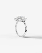 Myaree (Pear) 18k White Gold 004