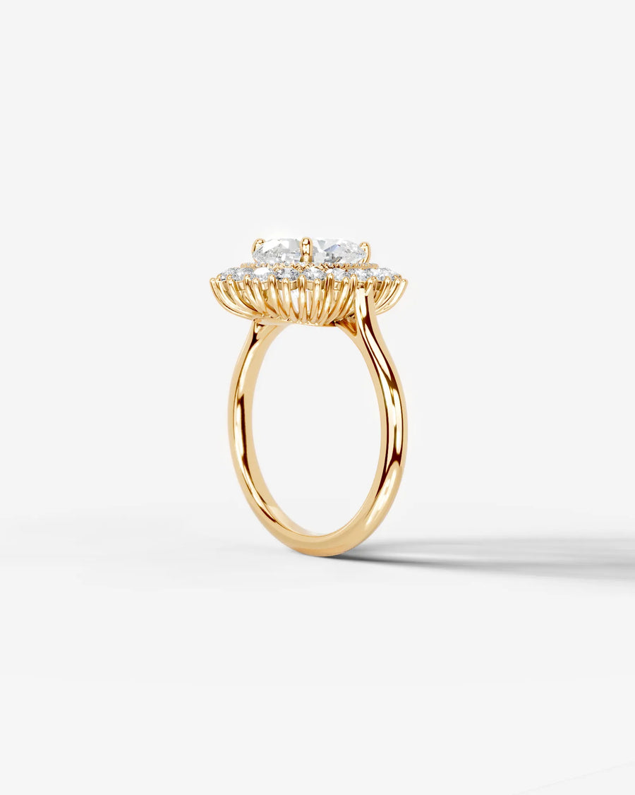 Myaree (Pear) 14k Yellow Gold 004
