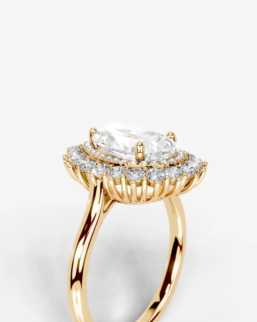 Myaree (Pear) 18k Yellow Gold 005