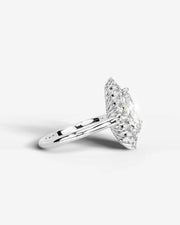 Myaree (Pear) 14k White Gold 003
