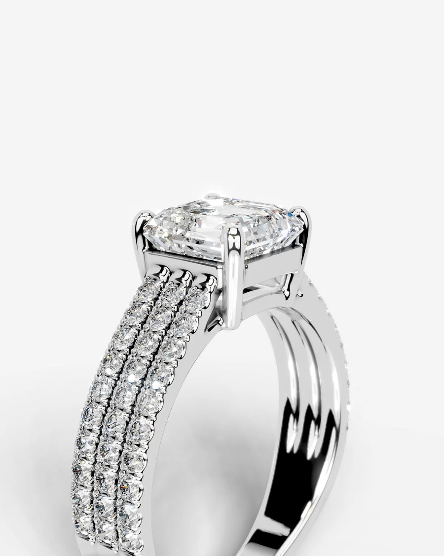 Jillian (Asscher) 18k White Gold 003