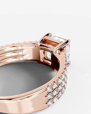 Jillian (Asscher) 14k Rose Gold 004