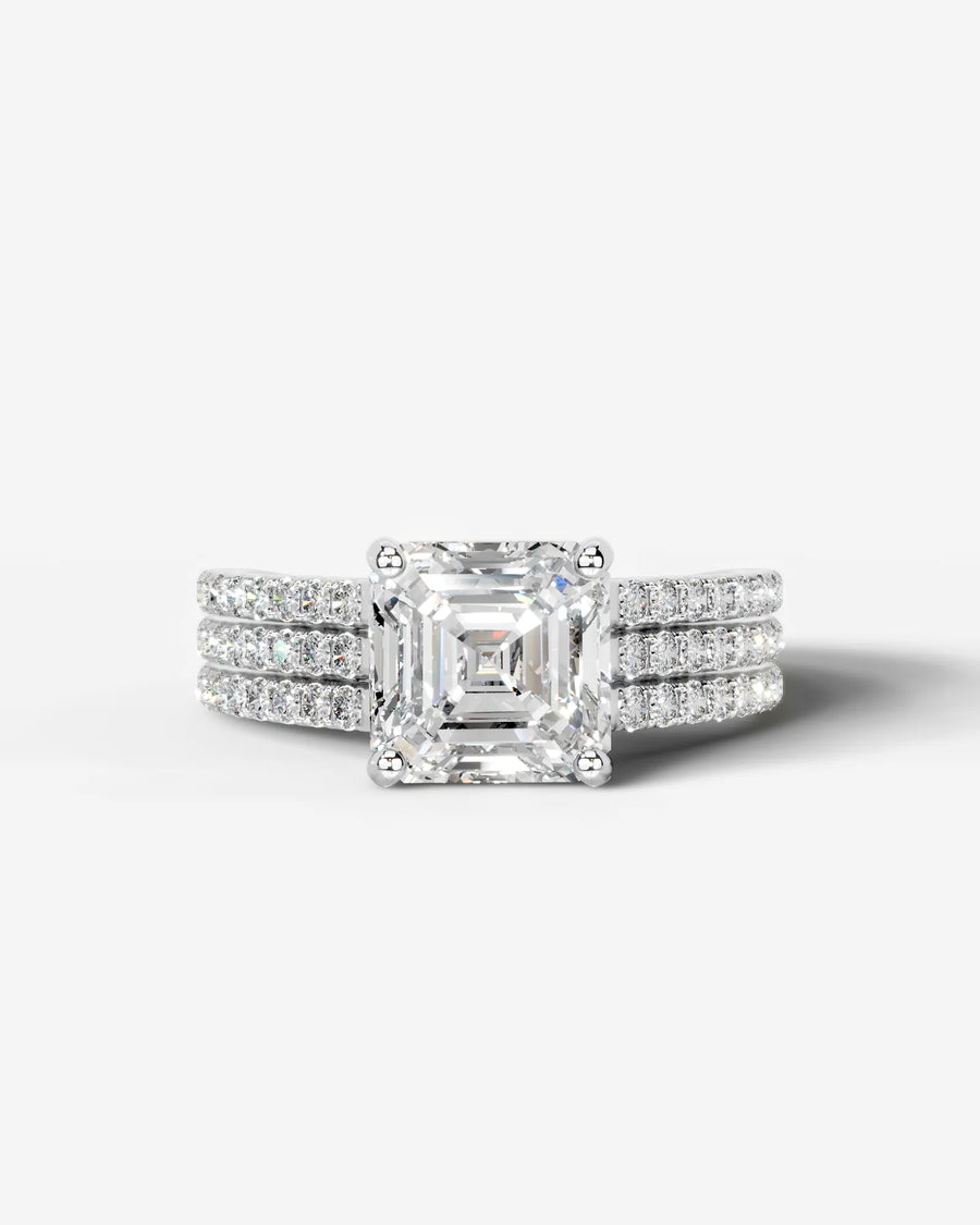 Jillian (Asscher) 14k White Gold 001
