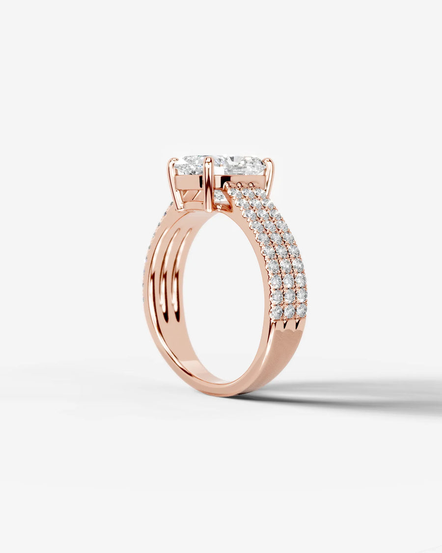Jillian (Elongated Cushion) 14k Rose Gold 002