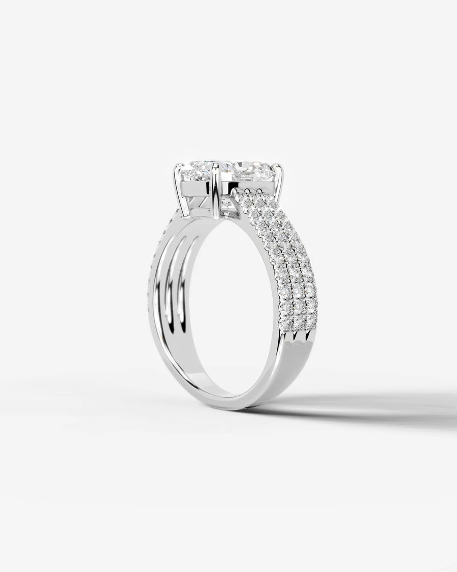 Jillian (Elongated Cushion) 14k White Gold 002