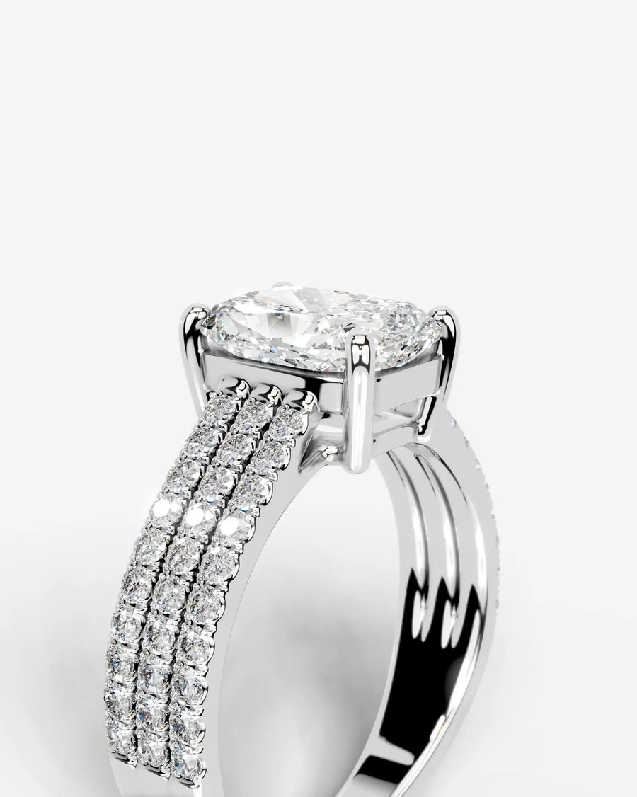 Jillian (Elongated Cushion) 14k White Gold 003