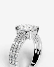 Jillian (Elongated Cushion) Platinum 003