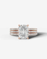 Jillian (Elongated Cushion) 14k Rose Gold 001