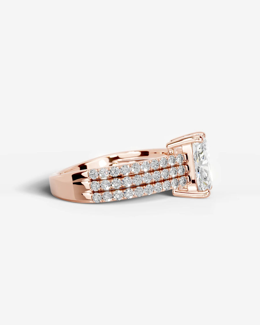 Jillian (Elongated Cushion) 14k Rose Gold 005