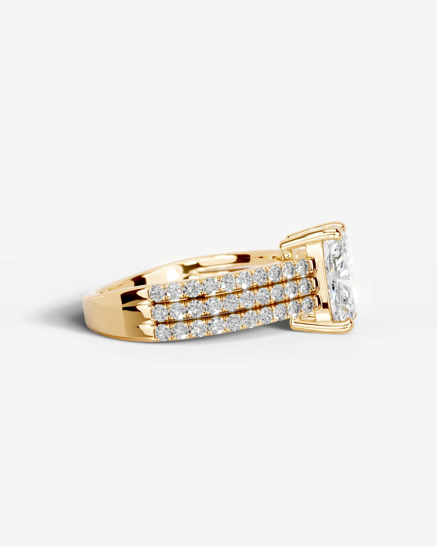 Jillian (Elongated Cushion) 18k Yellow Gold 005