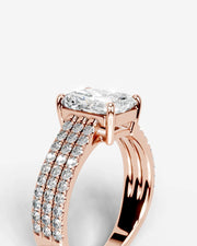 Jillian (Elongated Radiant) 14k Rose Gold 003