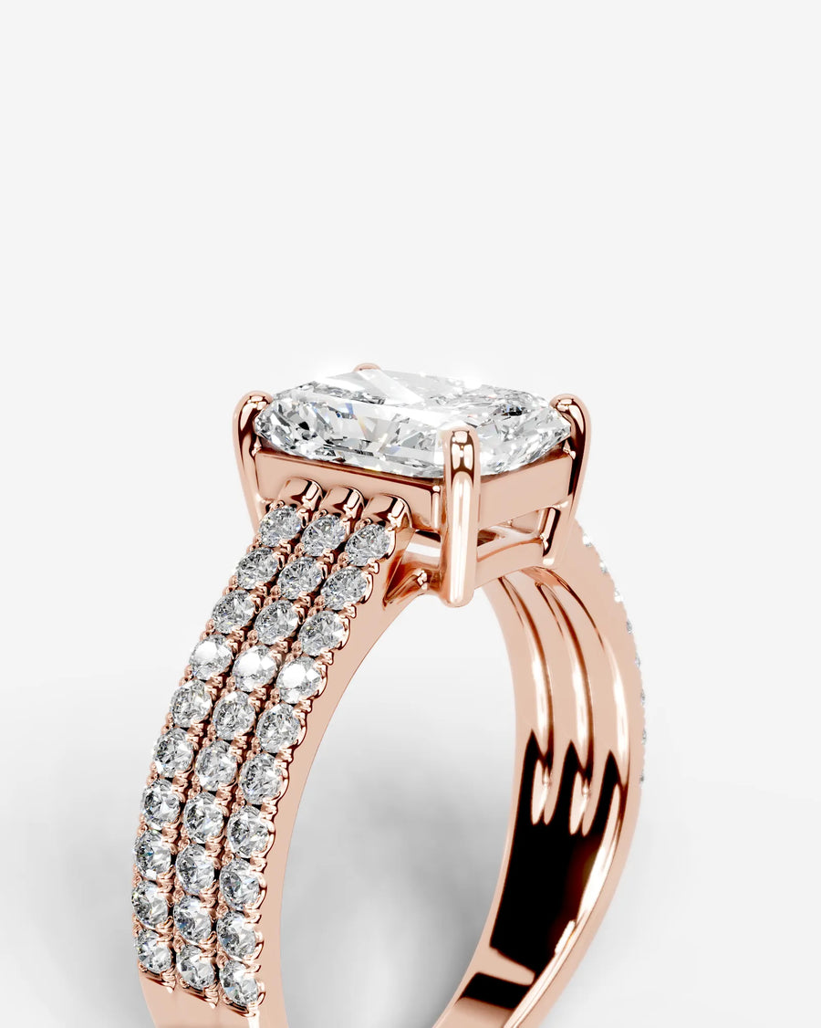 Jillian (Elongated Radiant) 14k Rose Gold 003