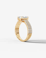 Jillian (Elongated Radiant) 18k Yellow Gold 002