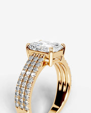 Jillian (Elongated Radiant) 18k Yellow Gold 003