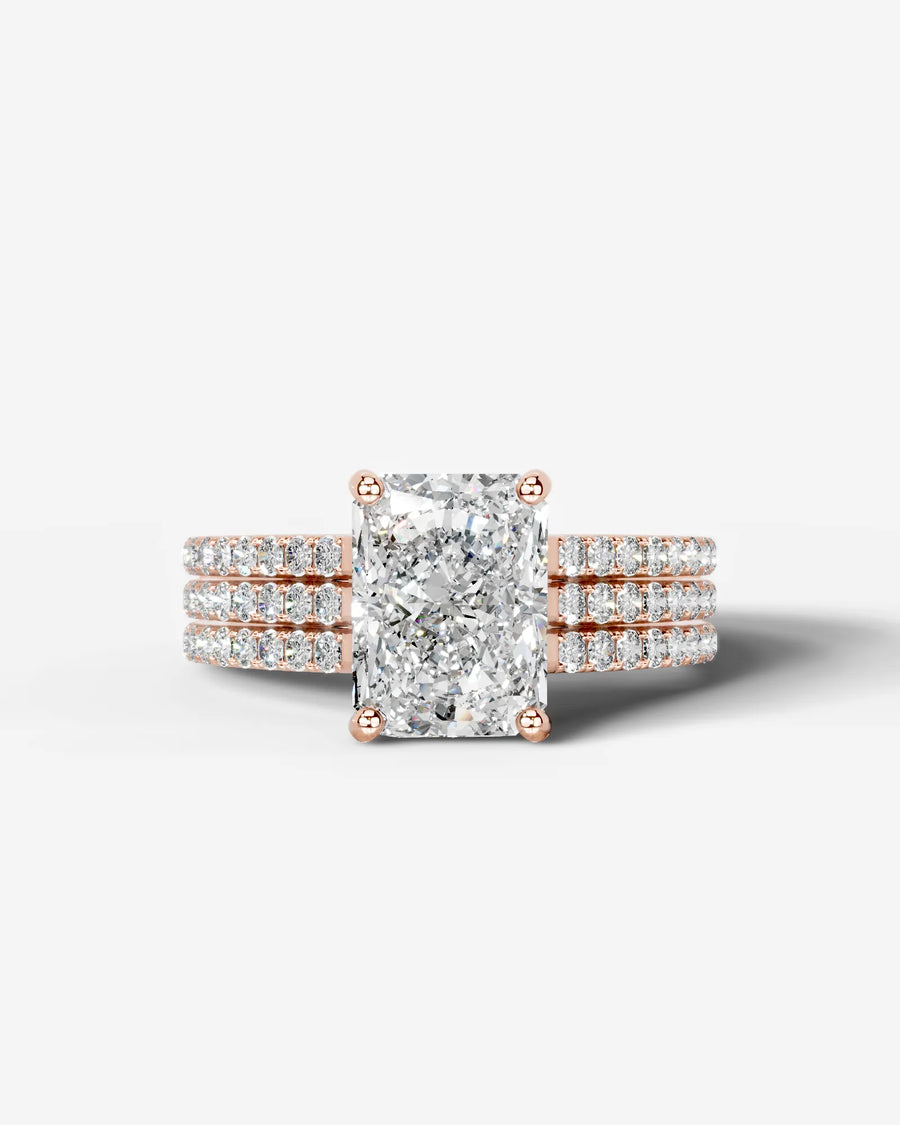 Jillian (Elongated Radiant) 14k Rose Gold 001