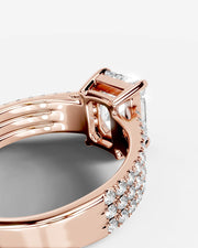 Jillian (Elongated Radiant) 14k Rose Gold 004