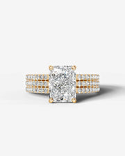 Jillian (Elongated Radiant) 14k Yellow Gold 001