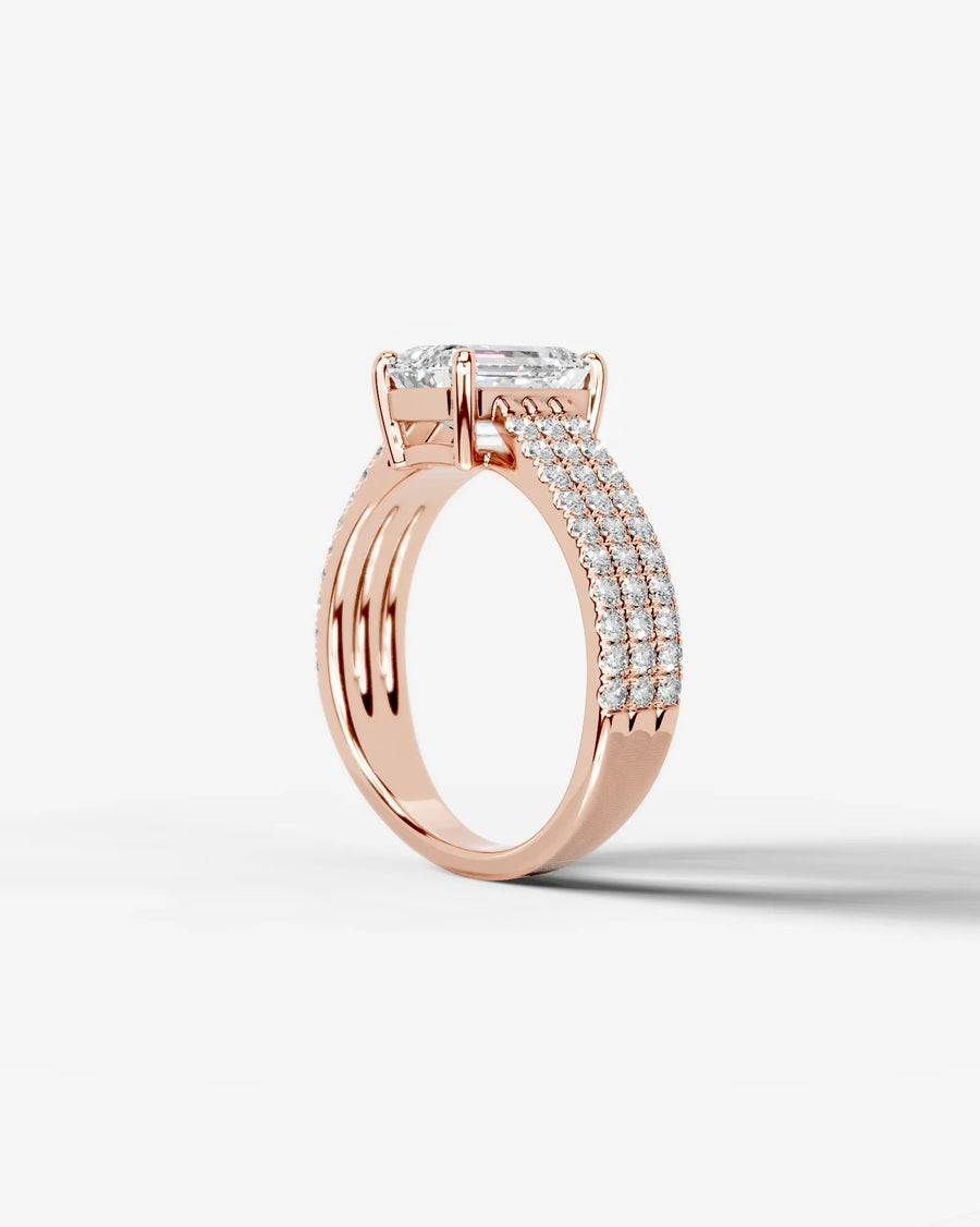 Jillian (Emerald) 14k Rose Gold 002