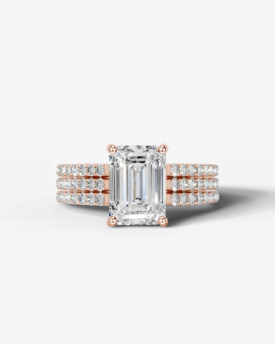 Jillian (Emerald) 14k Rose Gold 001