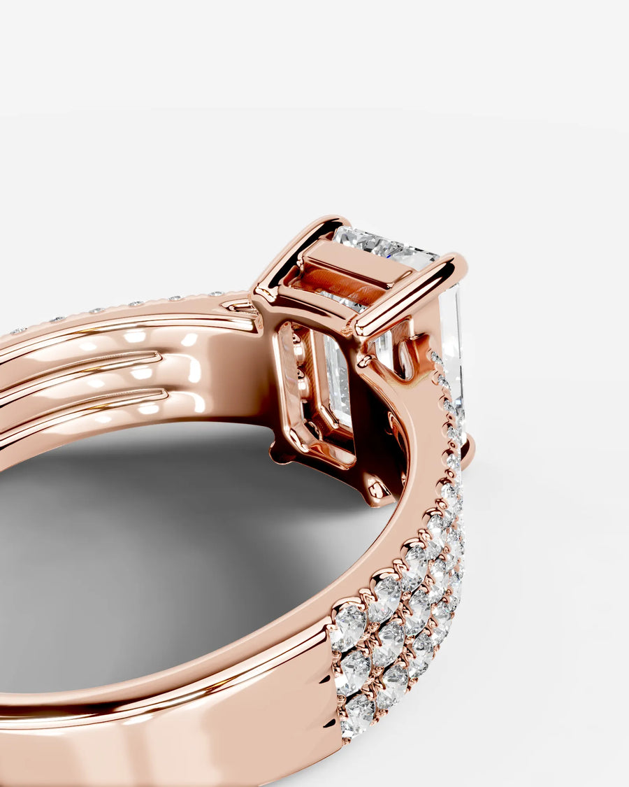 Jillian (Emerald) 14k Rose Gold 004