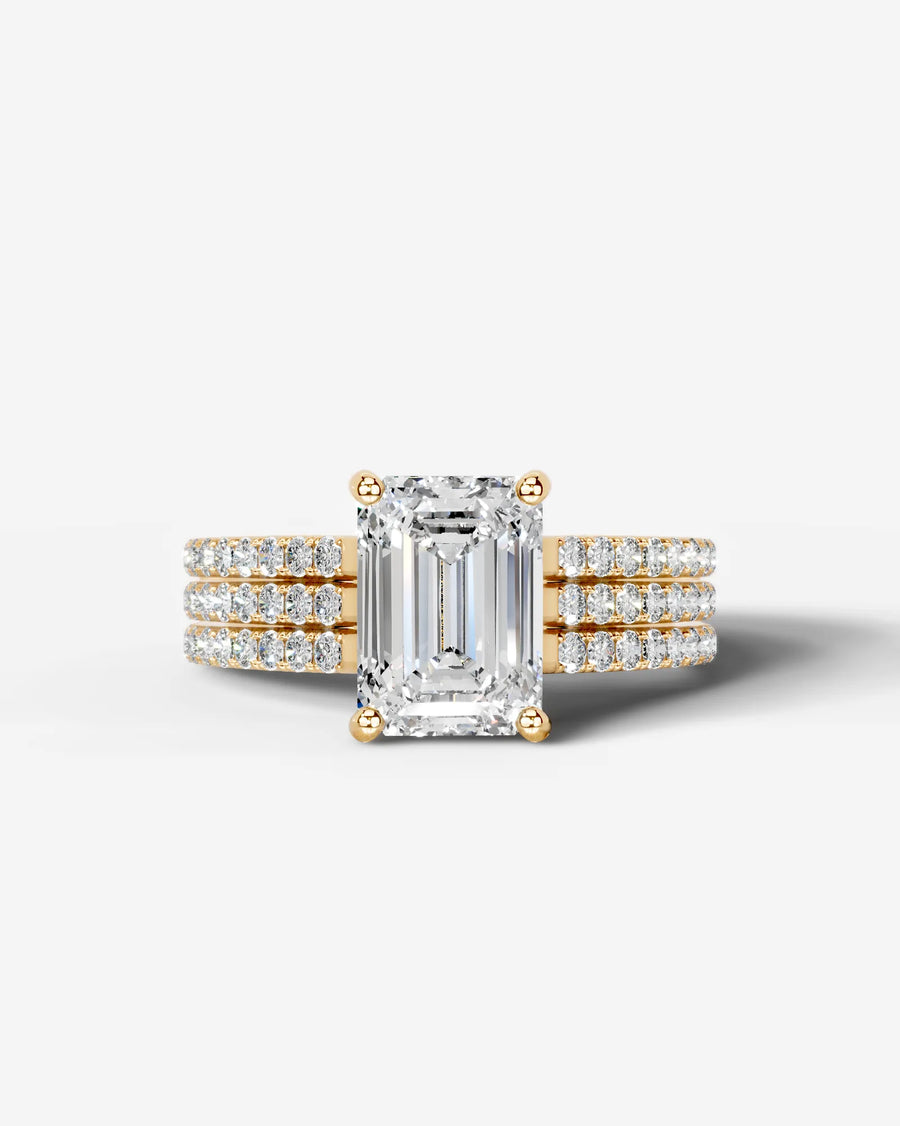 Jillian (Emerald) 14k Yellow Gold 001