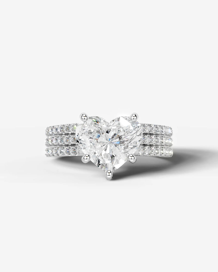 Jillian (Heart) 14k White Gold 001