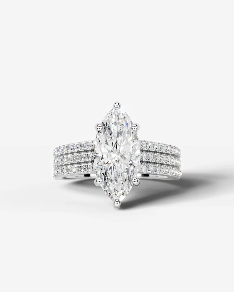 Jillian (Marquise) 18k White Gold 001