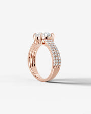 Jillian (Pear) 14k Rose Gold 002