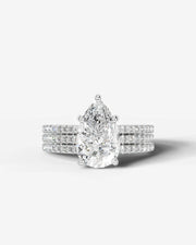 Jillian (Pear) 14k White Gold 001