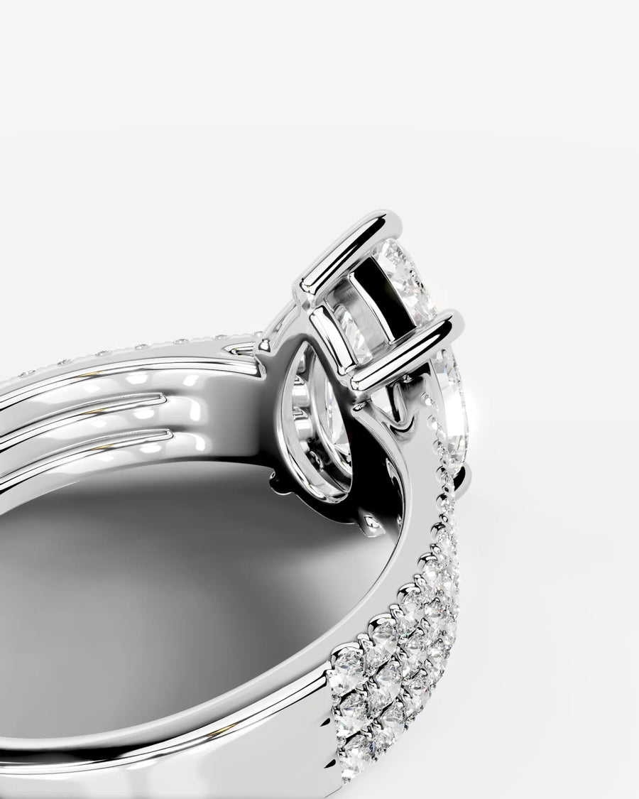 Jillian (Pear) 14k White Gold 004
