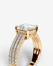 Jillian (Princess) 18k Yellow Gold 003
