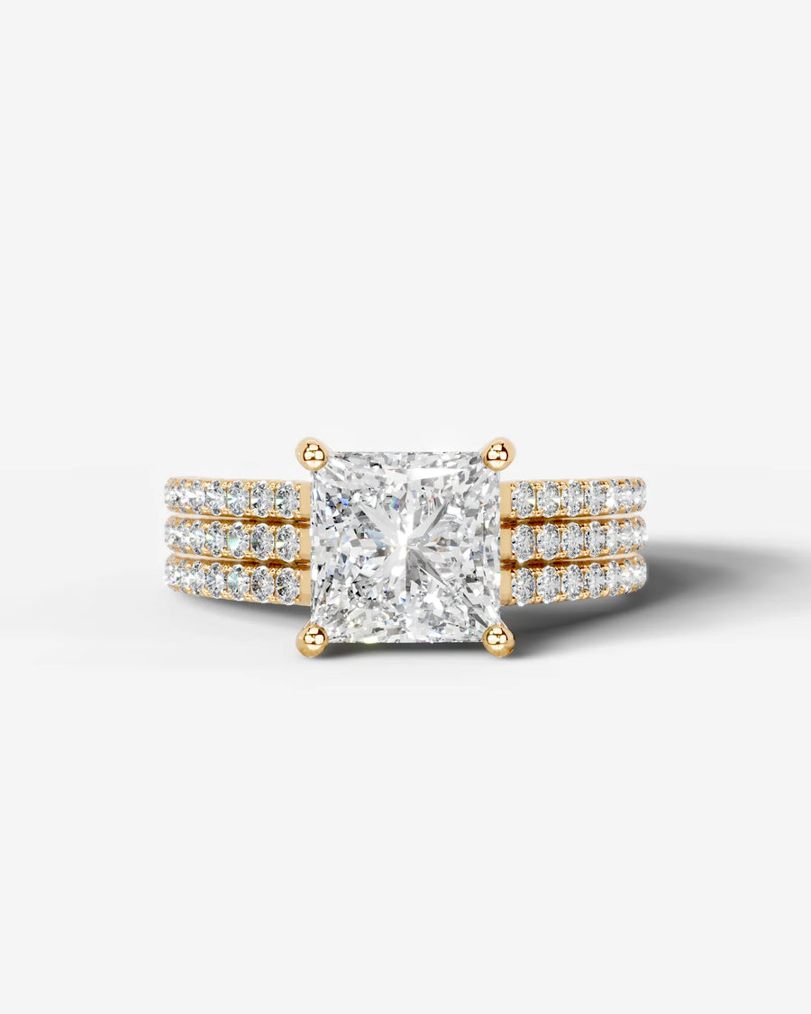 Jillian (Princess) 18k Yellow Gold 001