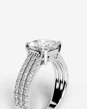 Jillian (Cushion) 14k White Gold 003