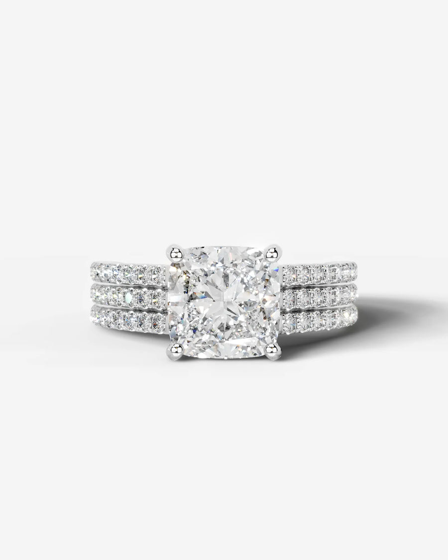 Jillian (Cushion) 18k White Gold 001
