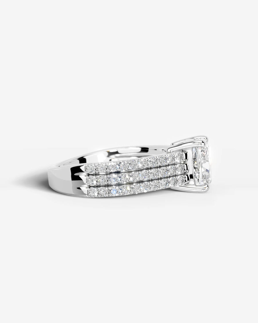 Jillian (Cushion) 18k White Gold 005