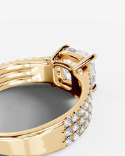 Jillian (Cushion) 18k Yellow Gold 004