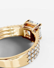 Jillian (Radiant) 14k Yellow Gold 004