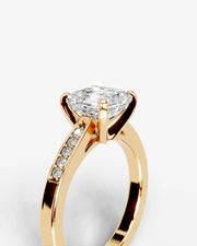 Margaret (Asscher) 14k Yellow Gold 006