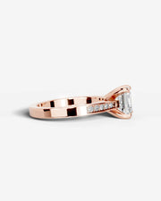 Margaret (Asscher) 14k Rose Gold 004